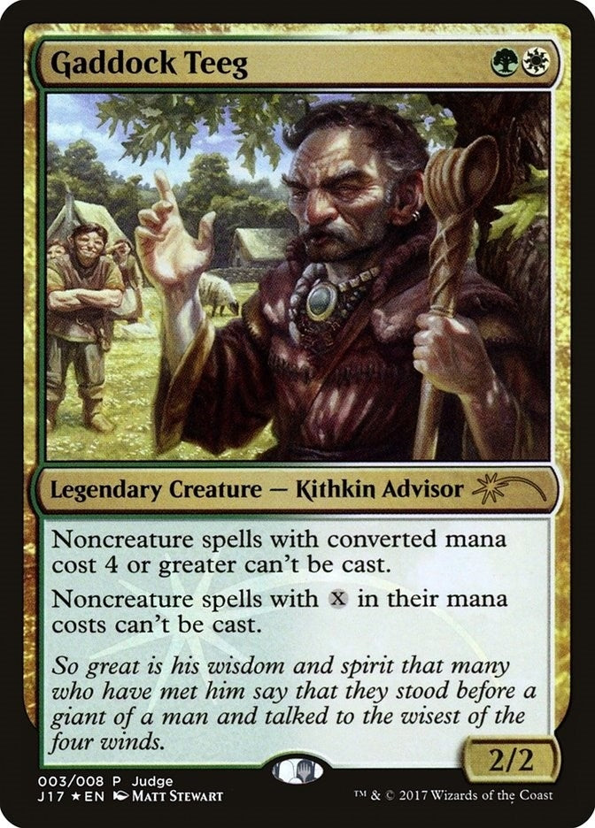 Gaddock Teeg (3) [JDG] - MTG Single