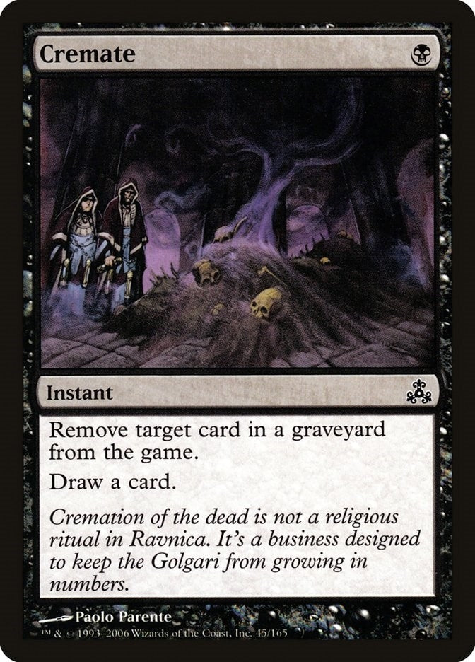 Cremate (45) [GPT] - MTG Single