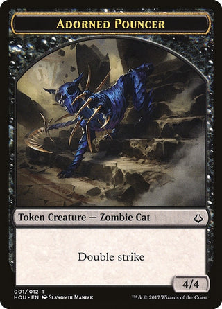 Adorned Pouncer Token (0) [HOU] - MTG Single
