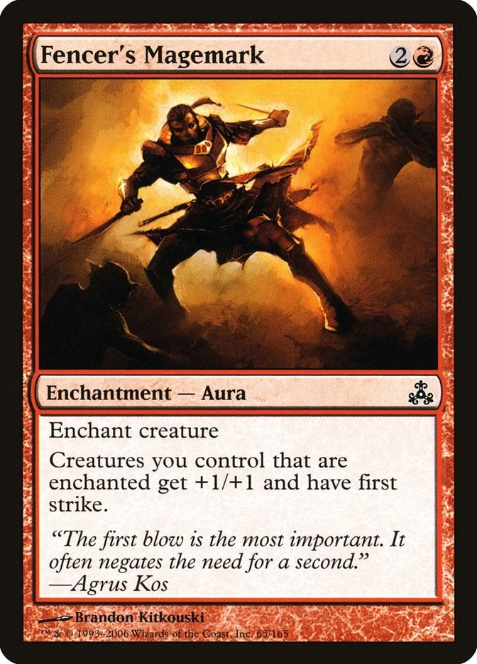 Fencer’s Magemark (65) [GPT] - MTG Single