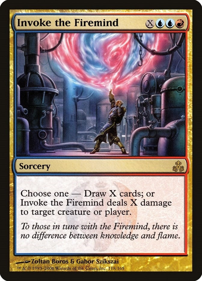 Invoke the Firemind (118) [GPT] - MTG Single