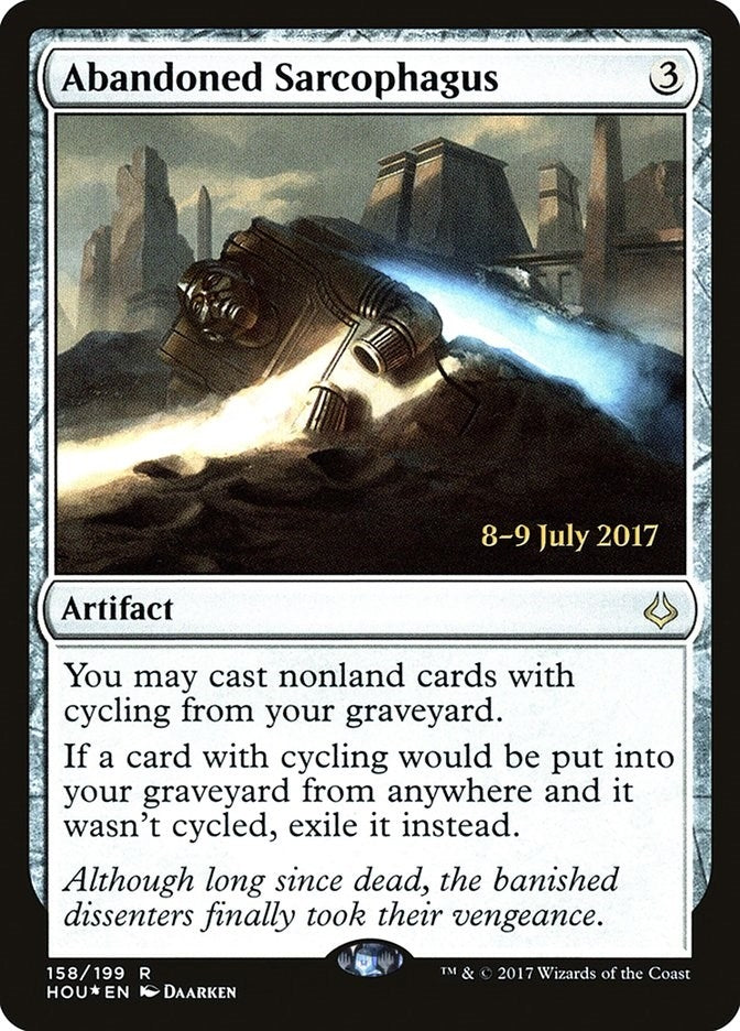 Abandoned Sarcophagus (158) [PRE] - MTG Single