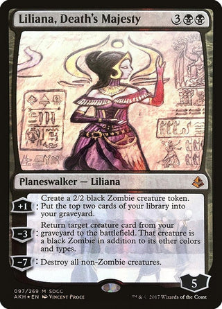 Liliana Death’s Majesty (SDCC 2017 Exclusive) (97) [MEDIA] - MTG Single