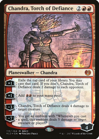 Chandra Torch of Defiance (SDCC 2017 Exclusive) (110) [MEDIA] - MTG Single