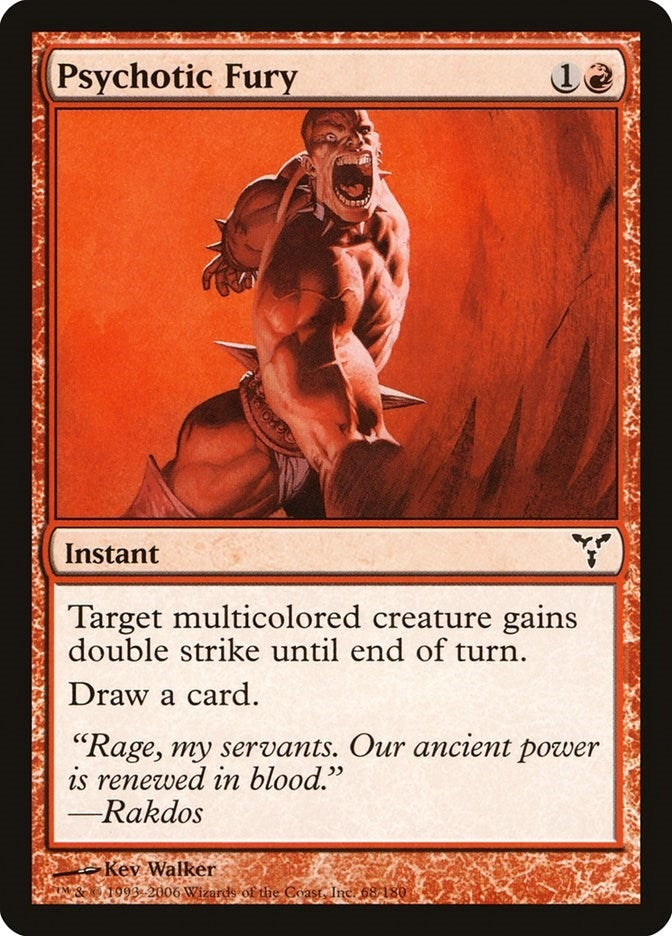 Psychotic Fury (68) [DIS] - MTG Single