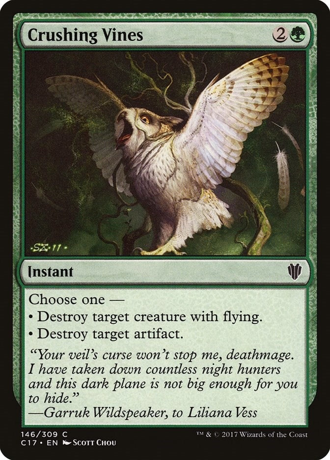 Crushing Vines (146) [C17] - MTG Single