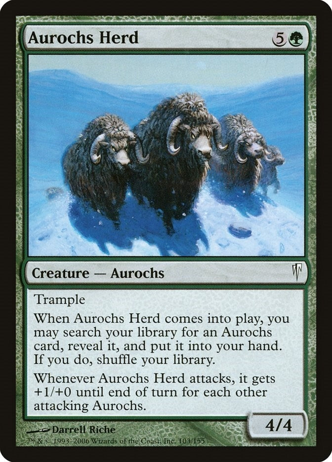 Aurochs Herd (103) [CSP] - MTG Single