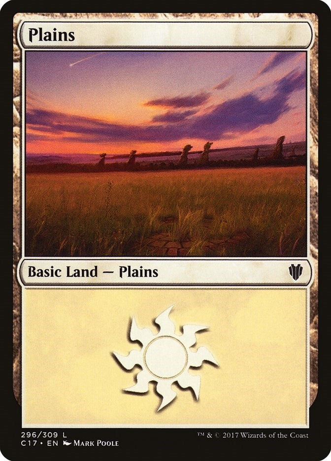 Plains (296) (296) [C17] - MTG Single