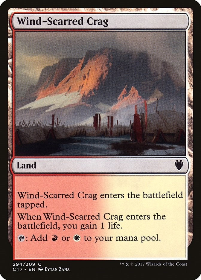 Wind-Scarred Crag (294) [C17] - MTG Single