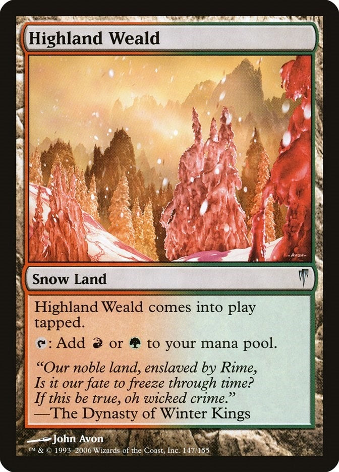 Highland Weald (147) [CSP] - MTG Single