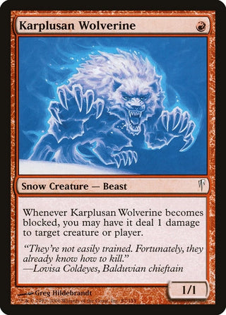 Karplusan Wolverine (87) [CSP] - MTG Single