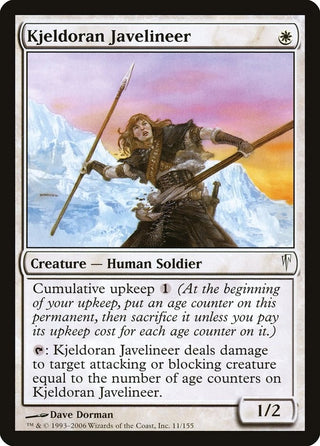 Kjeldoran Javelineer (11) [CSP] - MTG Single