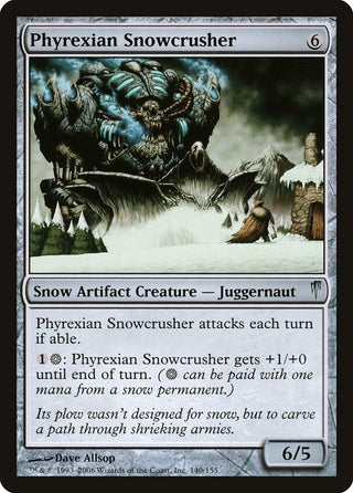 Phyrexian Snowcrusher (140) [CSP] - MTG Single