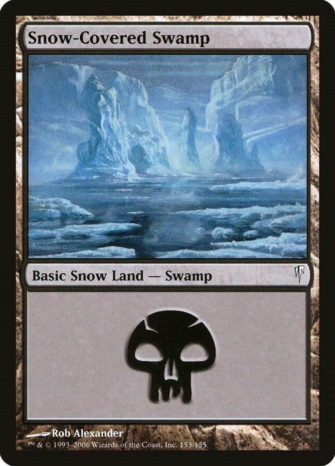 Snow-Covered Swamp (153) [CSP] - MTG Single