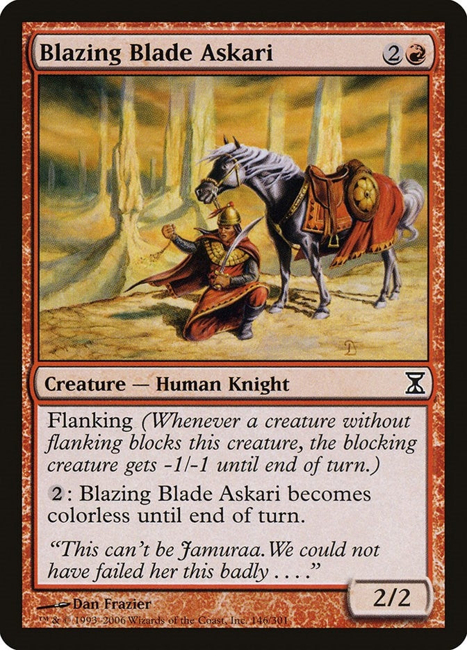 Blazing Blade Askari (146) [TSP] - MTG Single