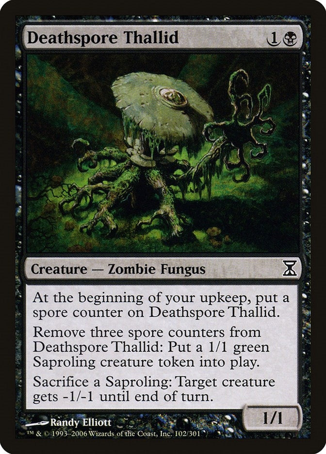 Deathspore Thallid (102) [TSP] - MTG Single