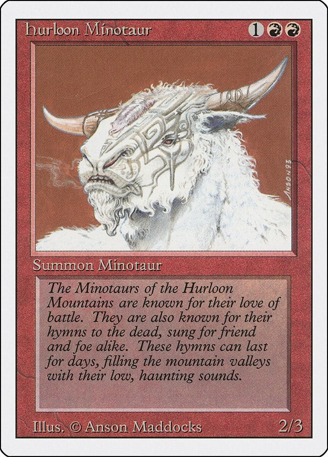 Hurloon Minotaur [3ED] - MTG Single