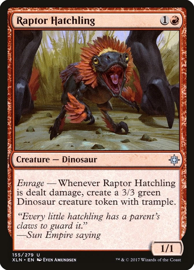 Raptor Hatchling (155) [XLN] - MTG Single