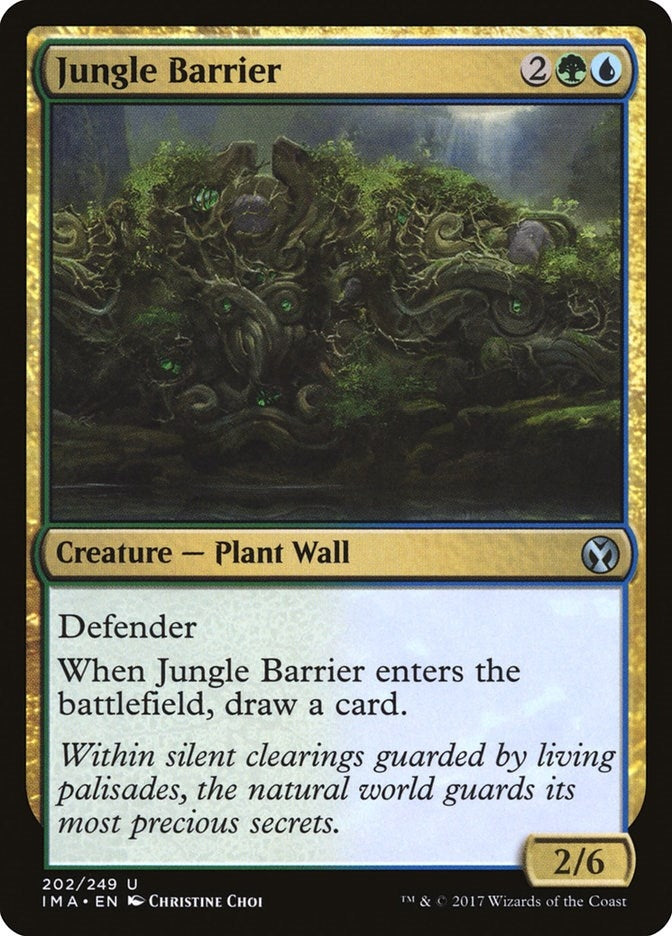 Jungle Barrier (202) [IMA] - MTG Single