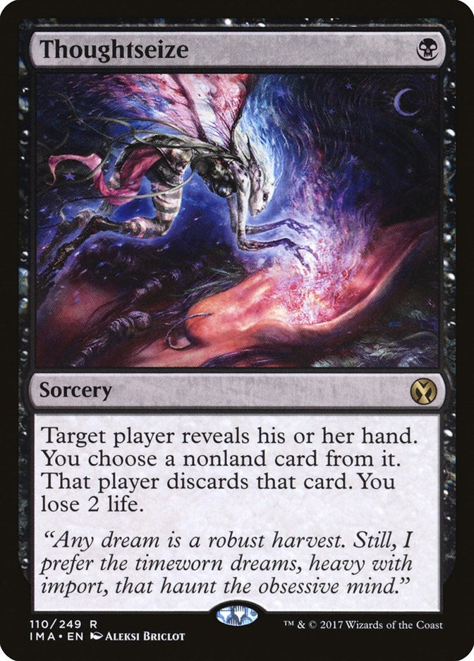 Thoughtseize (110) [IMA] - MTG Single