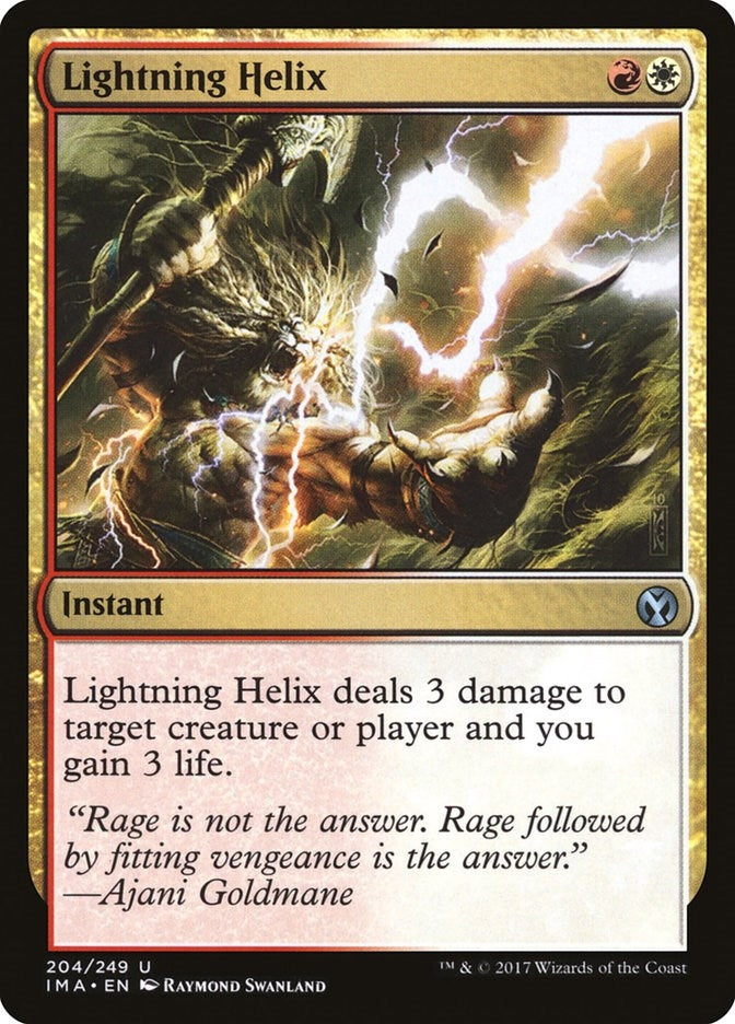 Lightning Helix (204) [IMA] - MTG Single