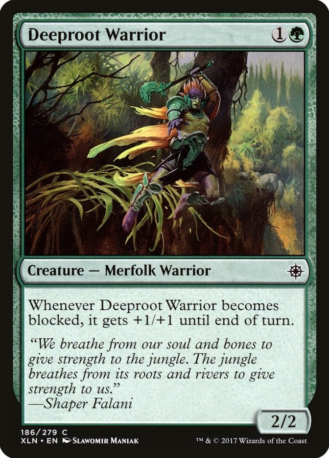 Deeproot Warrior (186) [XLN] - MTG Single