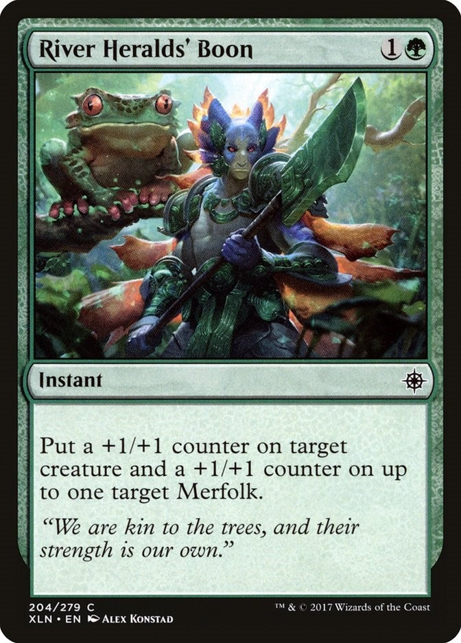 River Heralds’ Boon (204) [XLN] - MTG Single
