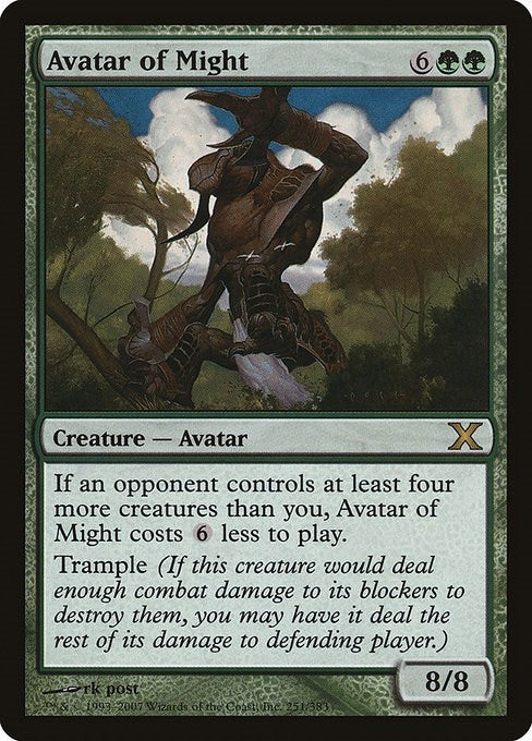 Avatar of Might (251) [10E] - MTG Single
