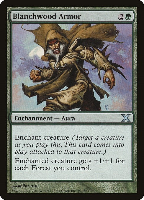 Blanchwood Armor (253) [10E] - MTG Single