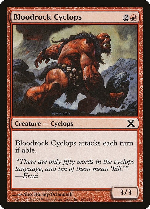 Bloodrock Cyclops (192) [10E] - MTG Single