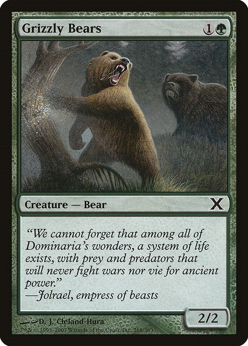 Grizzly Bears (268) [10E] - MTG Single