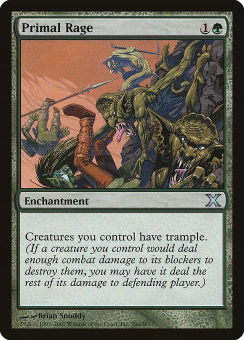 Primal Rage (286) [10E] - MTG Single
