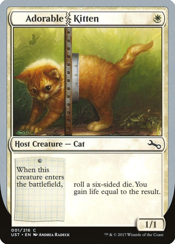 Adorable Kitten (1) [UST] - MTG Single