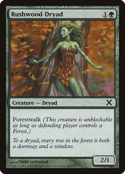Rushwood Dryad (294) [10th Edition]
