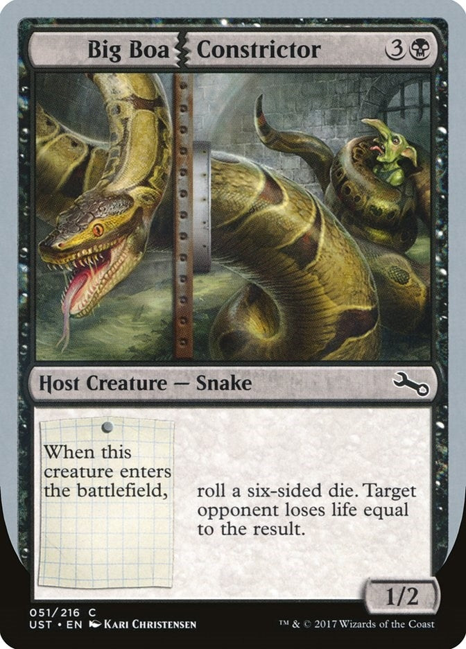 Big Boa Constrictor (51) [UST] - MTG Single