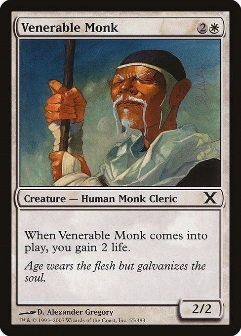 Venerable Monk (55) [10E] - MTG Single