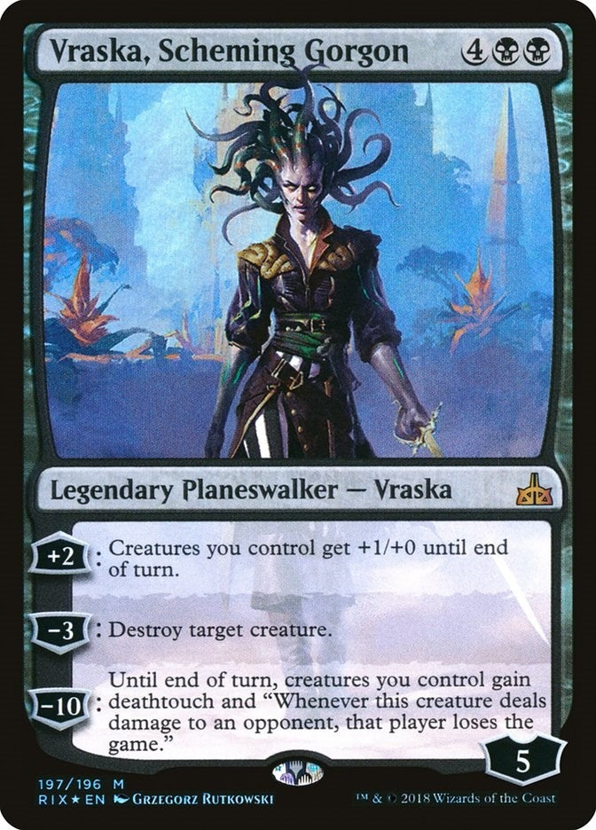 Vraska Scheming Gorgon (197) [RIX] - MTG Single