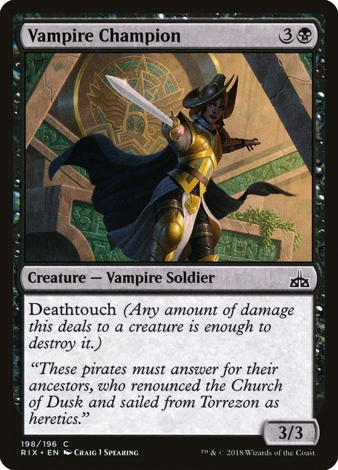 Vampire Champion (198) [RIX] - MTG Single