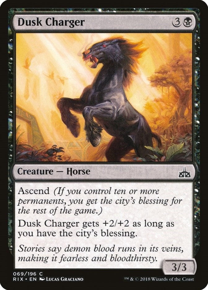 Dusk Charger (69) [RIX] - MTG Single