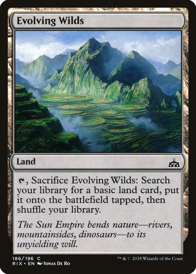 Evolving Wilds (186) [RIX] - MTG Single