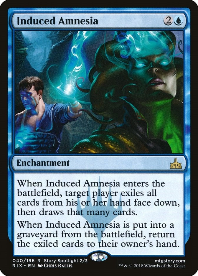 Induced Amnesia (40) [RIX] - MTG Single