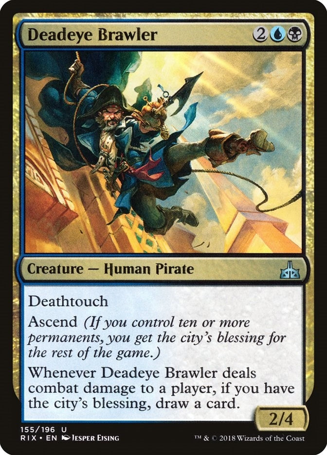 Deadeye Brawler (155) [RIX] - MTG Single