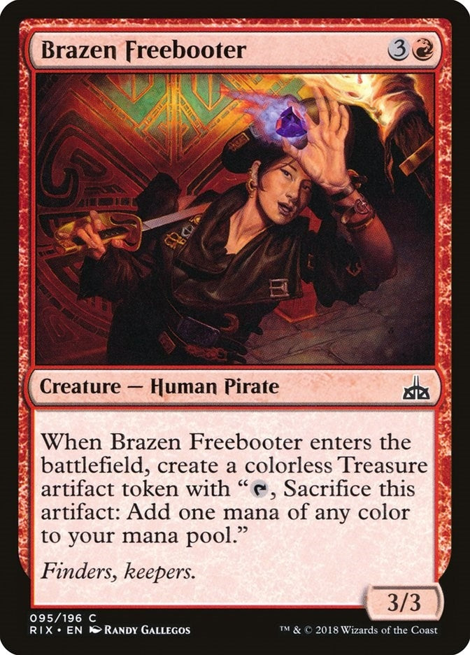 Brazen Freebooter (95) [RIX] - MTG Single