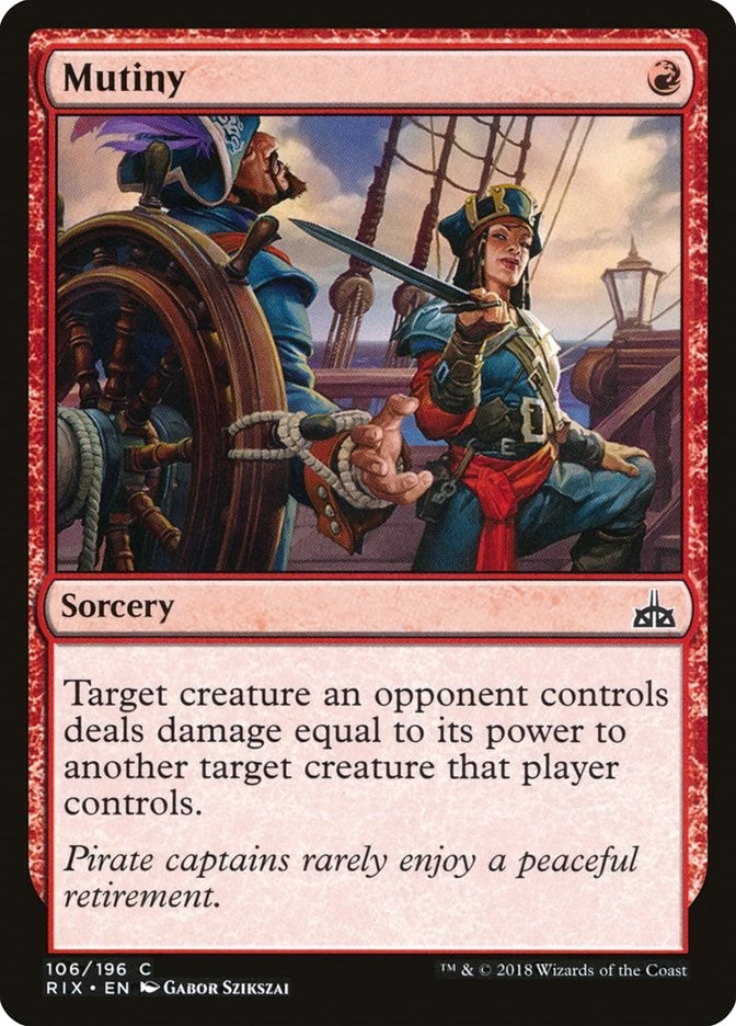 Mutiny (106) [RIX] - MTG Single