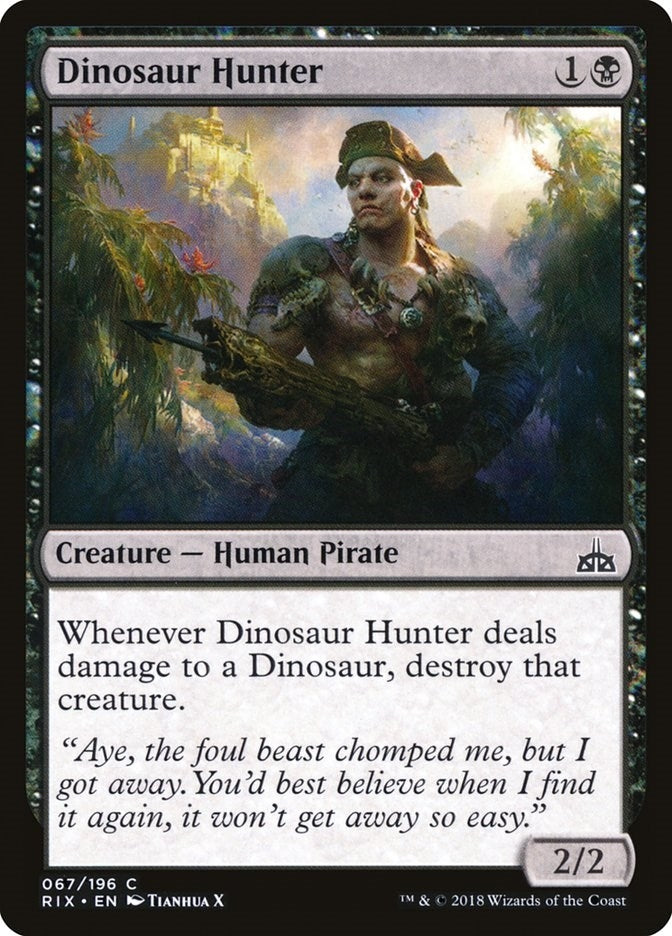Dinosaur Hunter (67) [RIX] - MTG Single