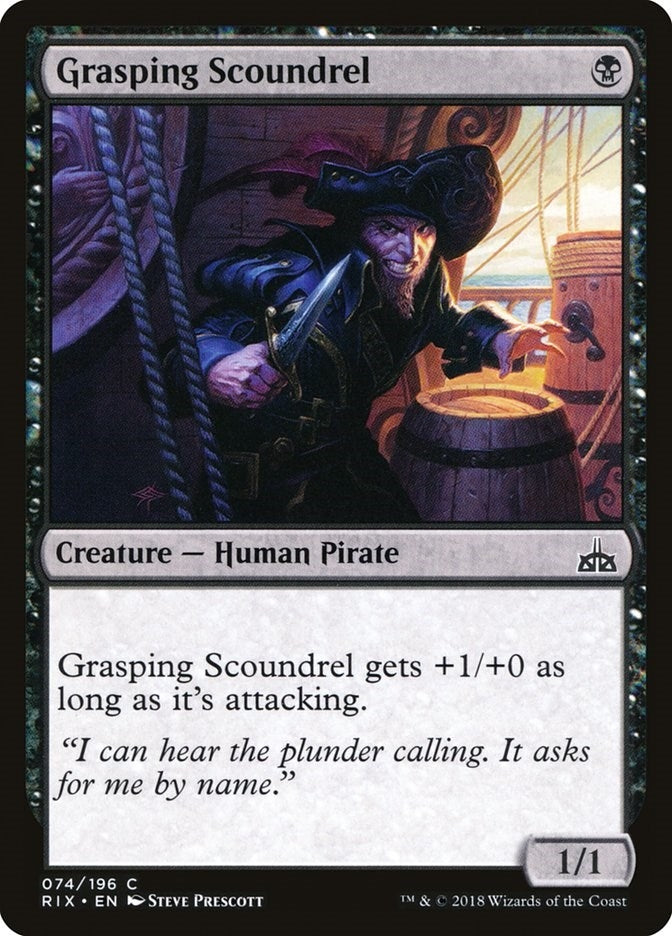 Grasping Scoundrel (74) [RIX] - MTG Single