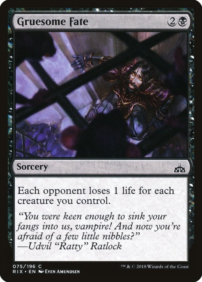 Gruesome Fate (75) [RIX] - MTG Single