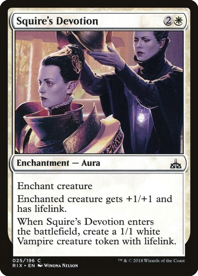 Squire’s Devotion (25) [RIX] - MTG Single