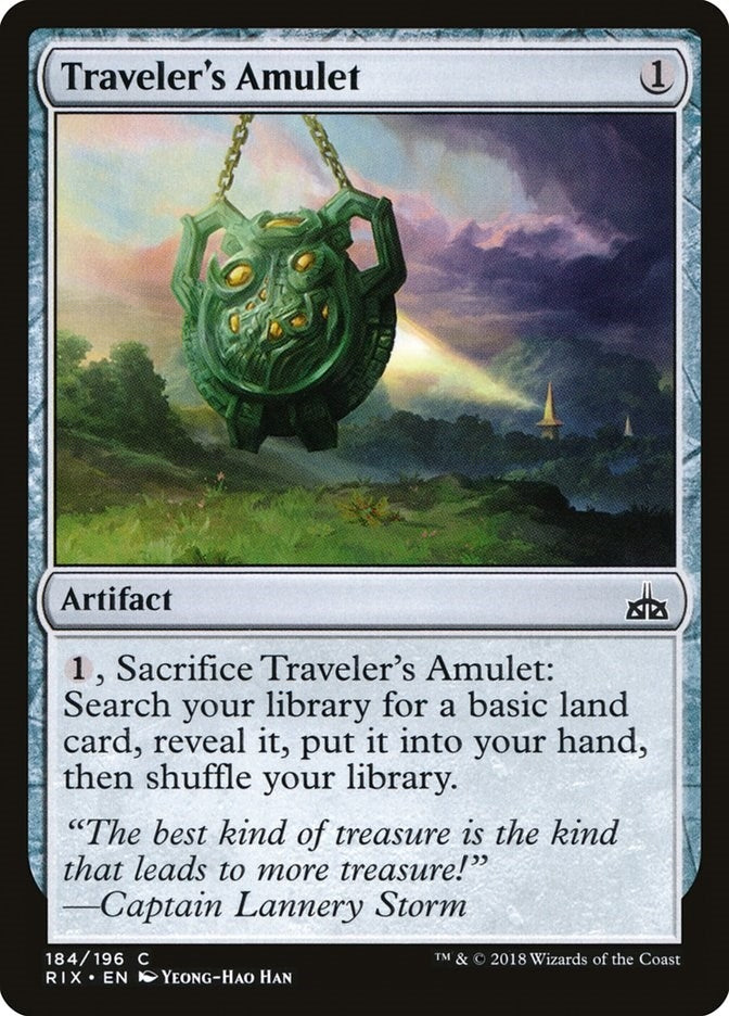 Traveler’s Amulet (184) [RIX] - MTG Single