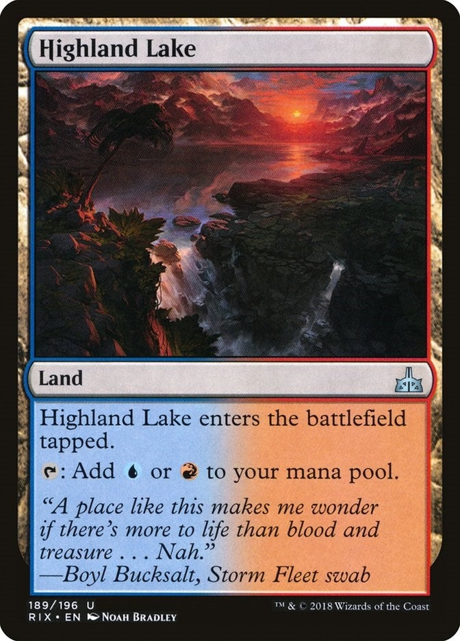 Highland Lake (189) [RIX] - MTG Single